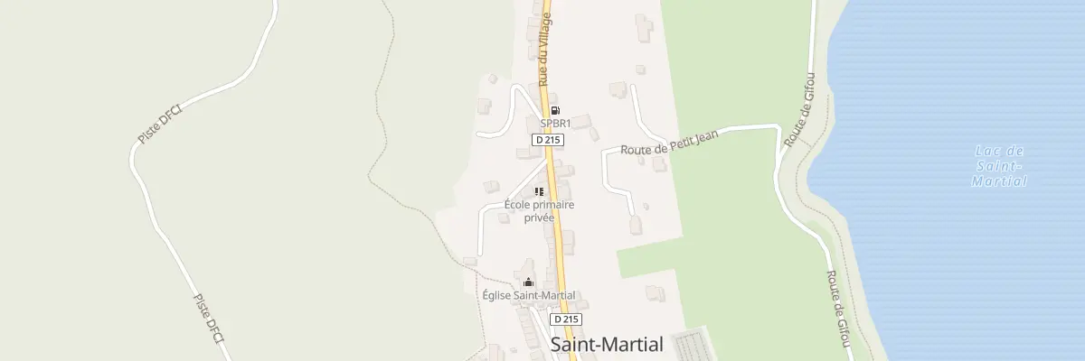 Plan du 5054 Village Sud à Saint-Martial