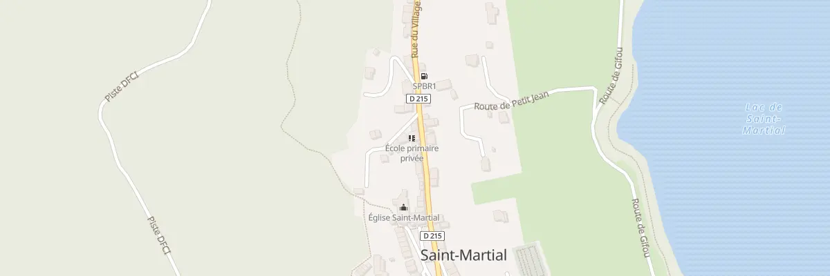 Plan du 5053 Village Sud à Saint-Martial