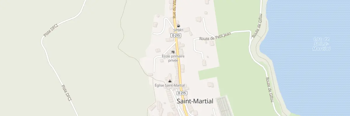 Plan du 455 Village Nord à Saint-Martial