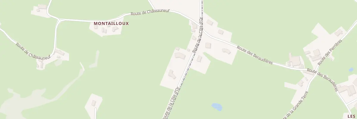 Plan du 20 Rte de la Cote d’Or à Saint-Laurent-en-Brionnais