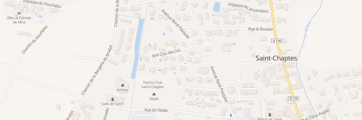Plan du 36 Rue des Iris à Saint-Chaptes