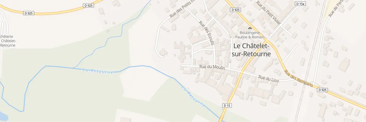 Plan du 10 Rue du Moulin au Châtelet-sur-Retourne