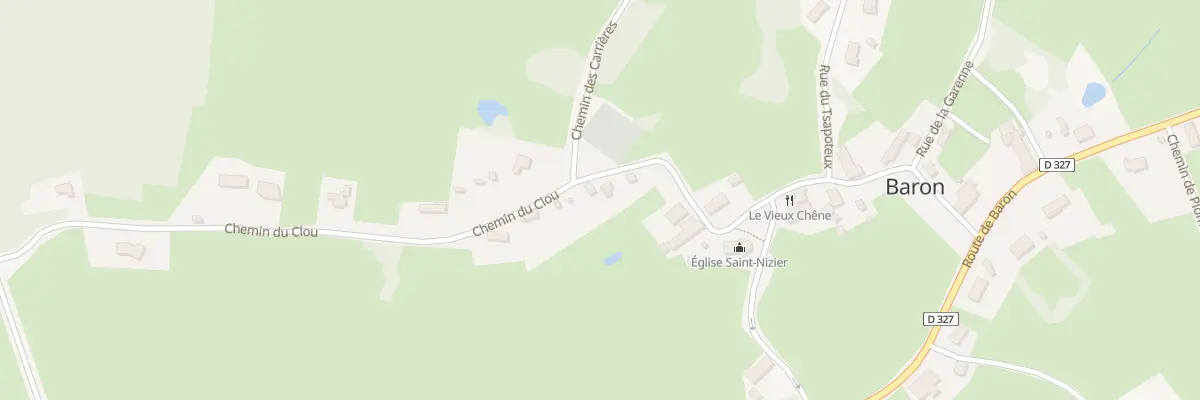 Plan du 5128 Le Clou à Baron
