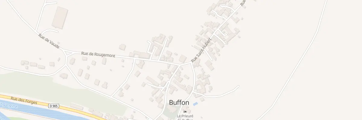 Plan du 2 Rue de Rougemont à Buffon