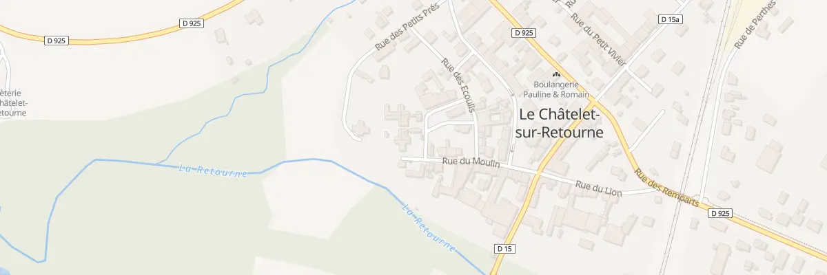 Plan du 1 Rue d’Ognons au Châtelet-sur-Retourne