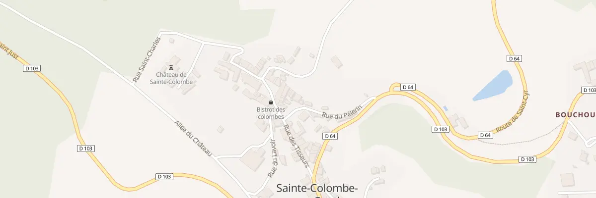 Plan du 5093 Pl de la Mairie à Sainte-Colombe-sur-Gand