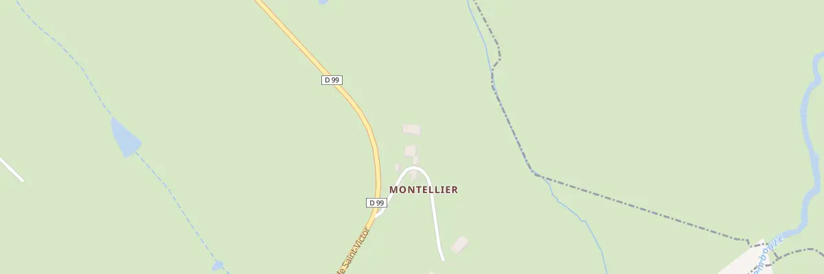 Plan du 5067 Montellier à Combre