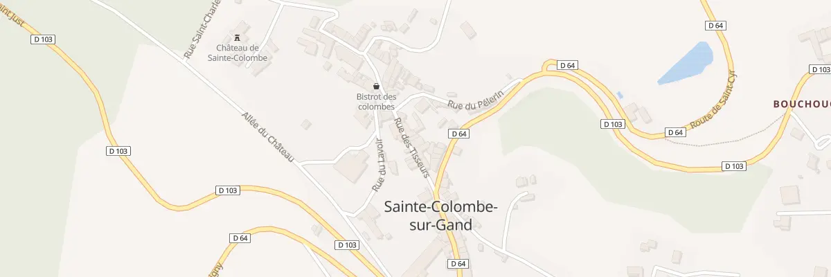 Plan du 5007 Rue du Pélerin à Sainte-Colombe-sur-Gand
