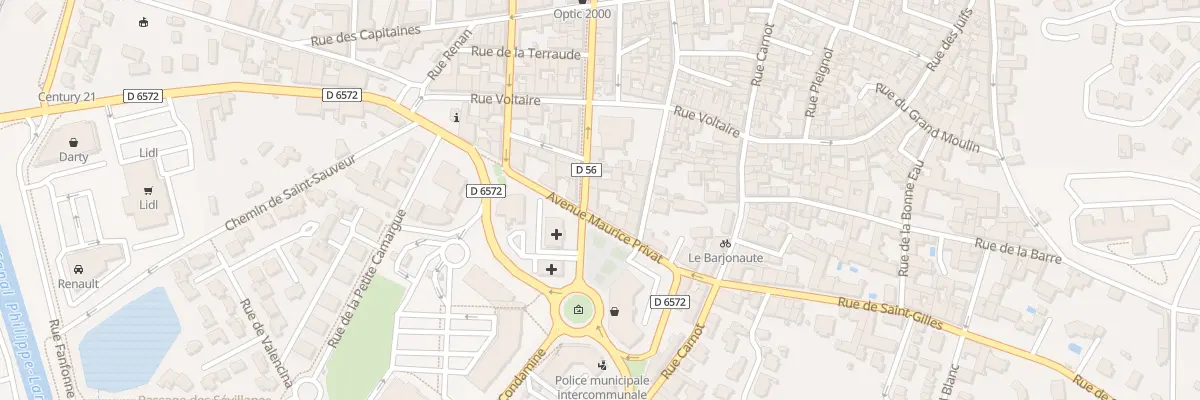Plan du 6 Rue de la République à Vauvert