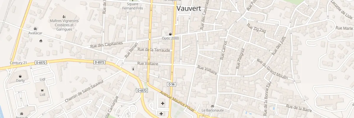 Plan du 58 Rue Francois Boissier à Vauvert