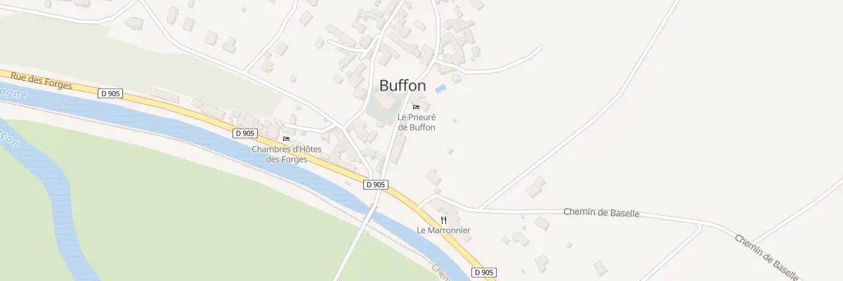Plan du 2 Rue du Pont à Buffon