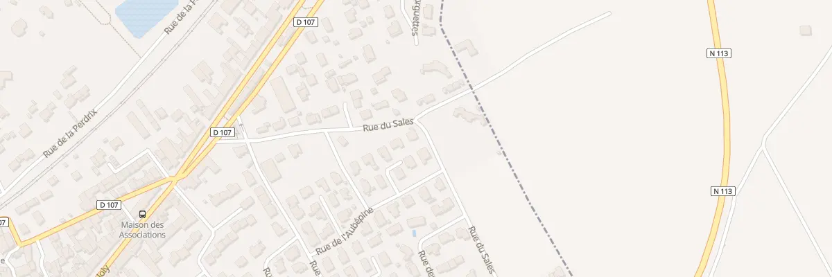 Plan du 10 Rue du Sales à Uchaud