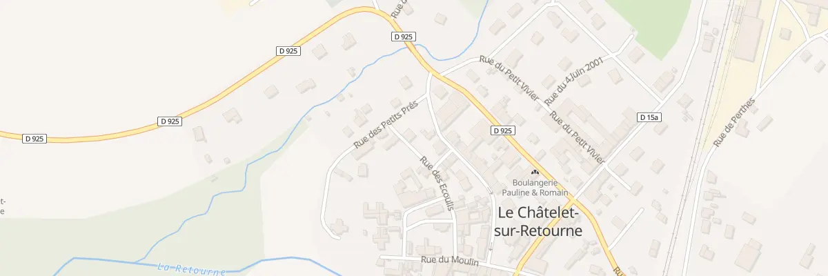 Plan du 10 Rue des Ecoulis au Châtelet-sur-Retourne