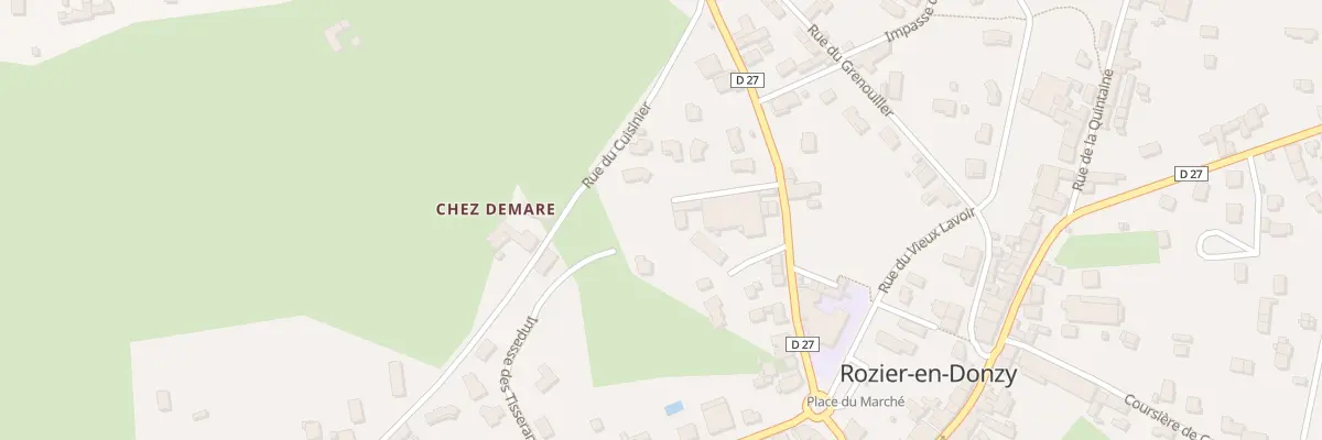 Plan du 256 Imp des Tisserands à Rozier-en-Donzy