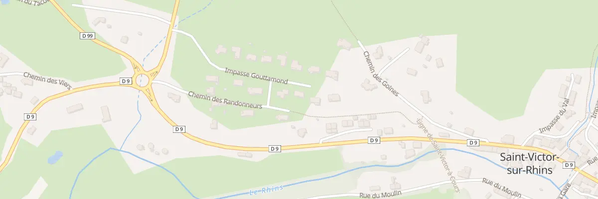 Plan du 242 Imp Gouttamond à Saint-Victor-sur-Rhins
