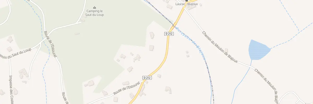Plan du 1955 Rte de Laurac à Rosières