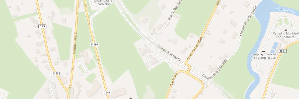 Plan du 3 Rue Noire à Charolles
