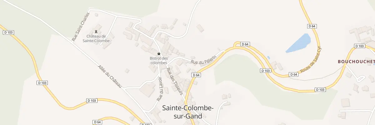 Plan du 24 Rue du Pélerin à Sainte-Colombe-sur-Gand