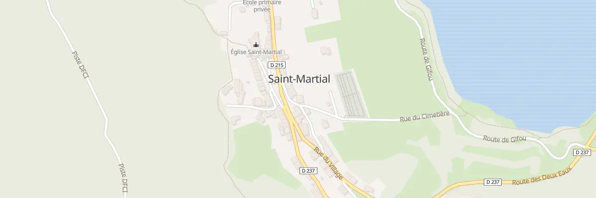 Plan du 5070 Village Sud à Saint-Martial