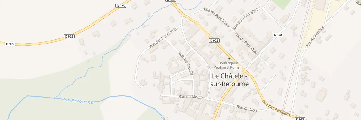 Plan du 3 Rue des Ecoulis au Châtelet-sur-Retourne