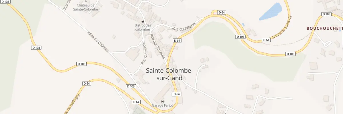 Plan du 30 Rte de Saint Cyr à Sainte-Colombe-sur-Gand
