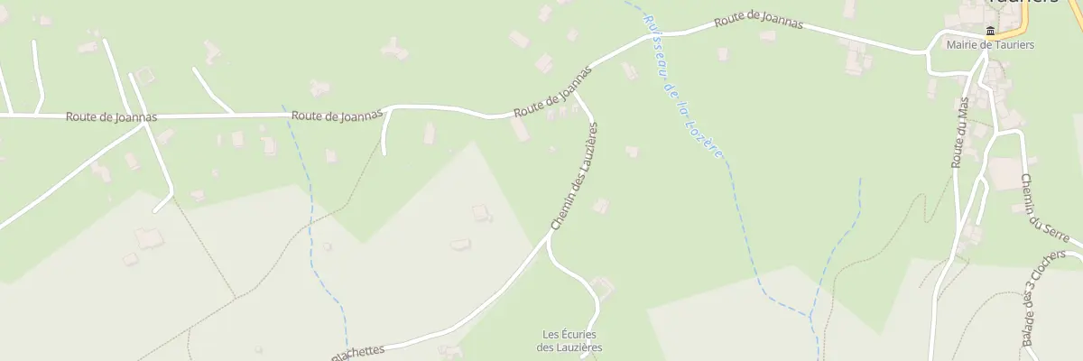 Plan du 5784 Les Lauzieres à Tauriers
