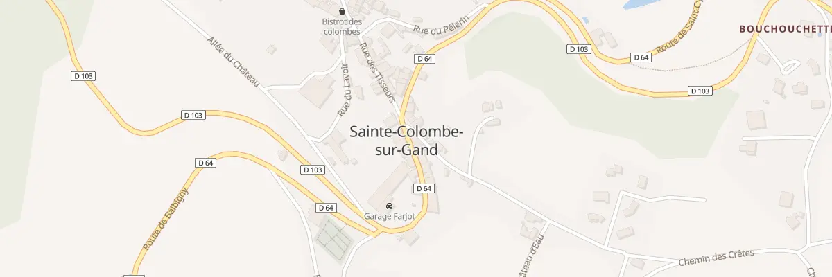 Plan du 5030A Rue de la Salle à Sainte-Colombe-sur-Gand