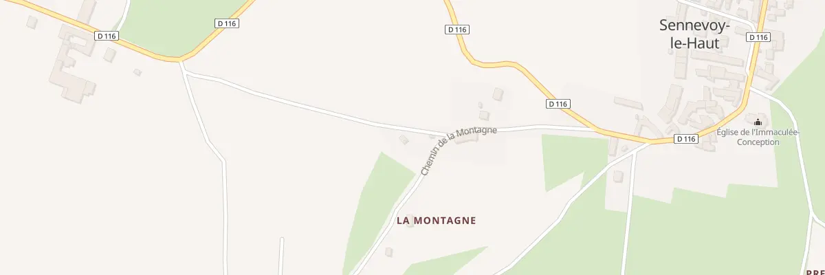 Plan du 87 Le Poirier aux Loups à Sennevoy-le-Haut