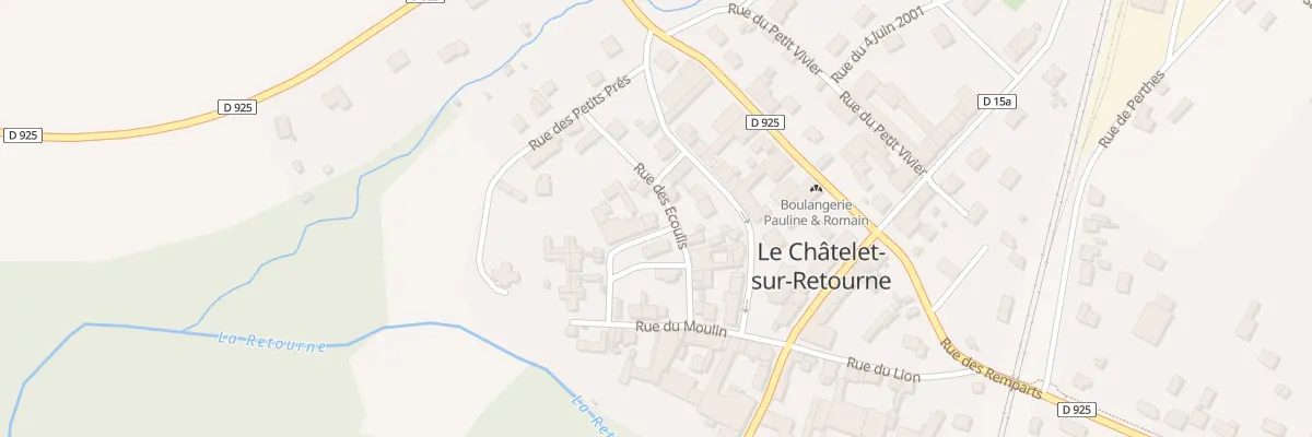 Plan du 5026 Pl de la Halle au Châtelet-sur-Retourne
