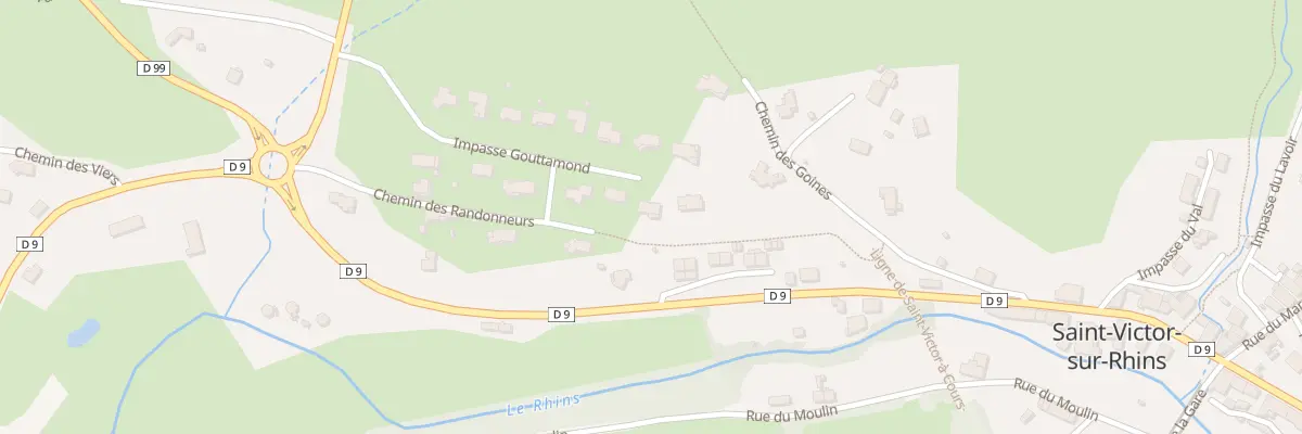 Plan du 264 Imp Gouttamond à Saint-Victor-sur-Rhins