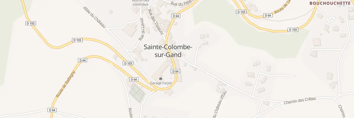 Plan du 5030 Rue de la Salle à Sainte-Colombe-sur-Gand