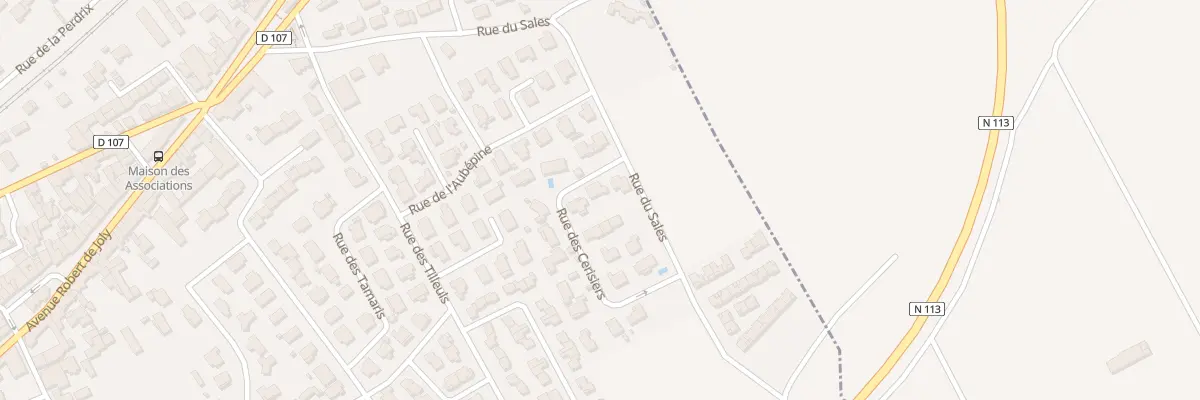 Plan du 4 Rue des Cerisiers à Uchaud