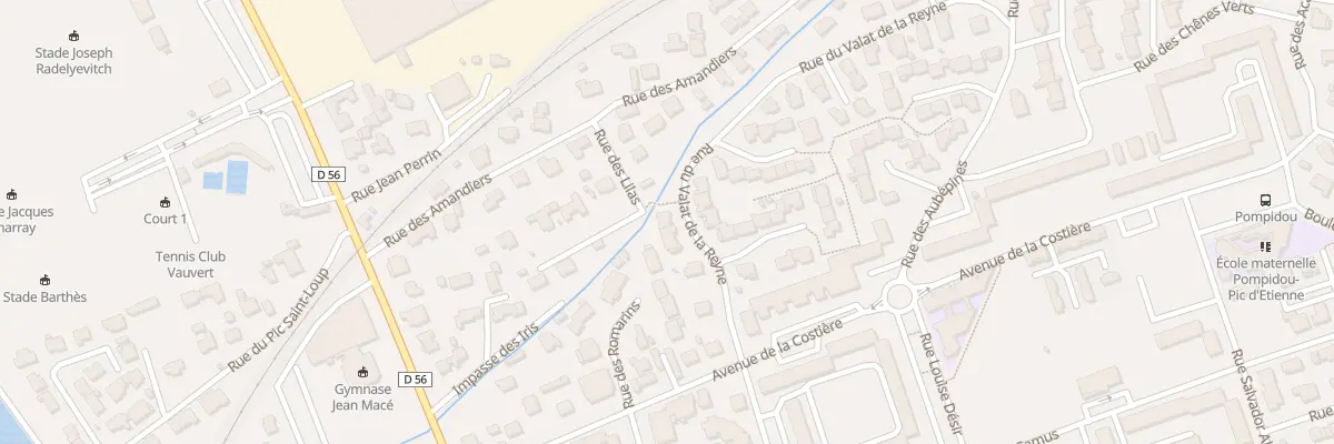 Plan du 9 Rue du Valat de la Reyne à Vauvert
