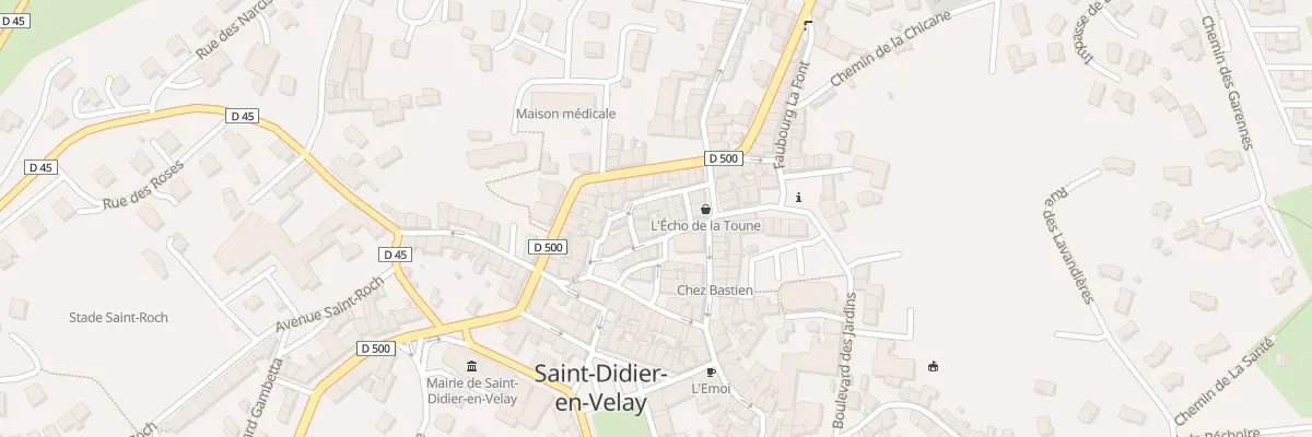 Plan du 8 Pl de la Halle à Saint-Didier-en-Velay