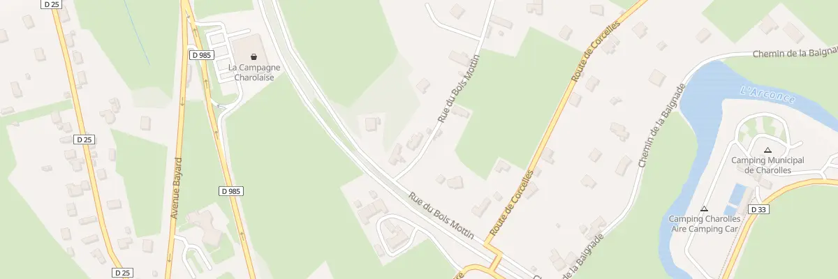Plan du 5 Rue du Bois Mottin à Charolles