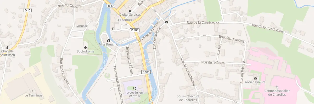 Plan du 5 Rue des Marais à Charolles