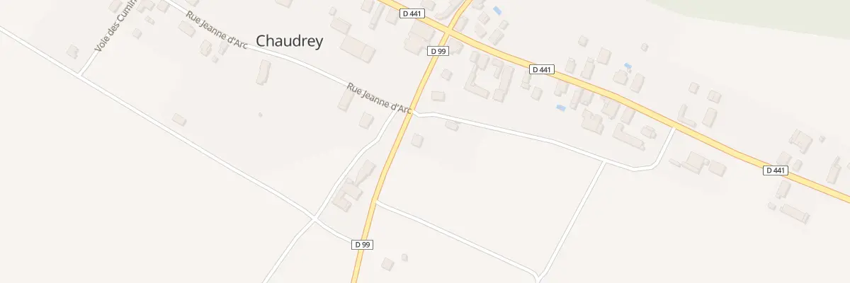 Plan du 16 Rue Jeanne d’Arc à Chaudrey