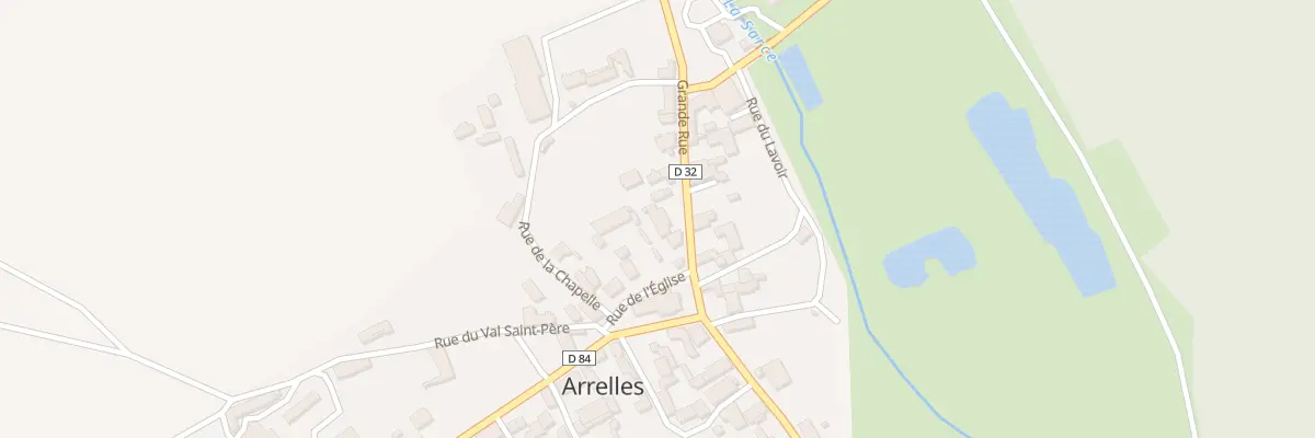 Plan du 9 Rue Grande Rue à Arrelles