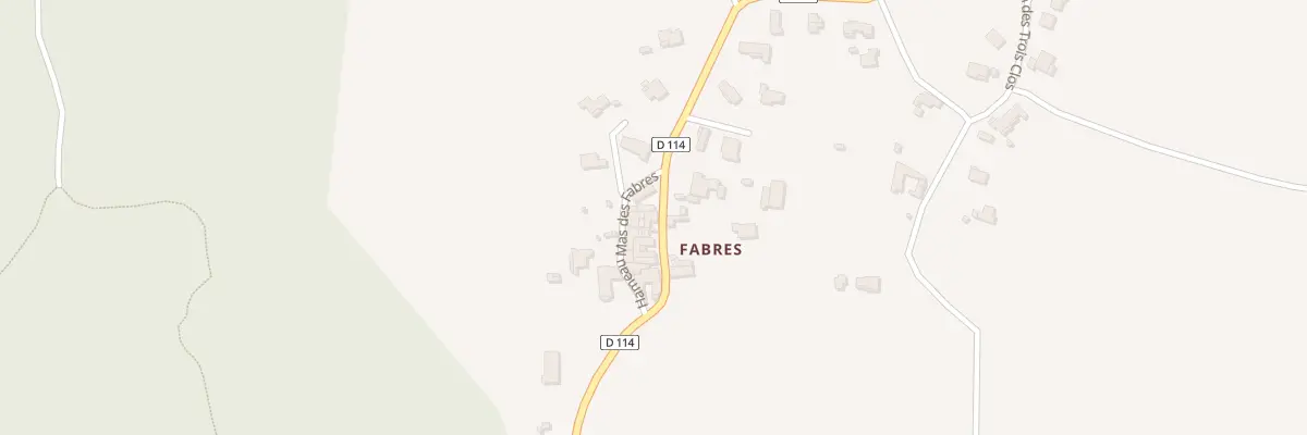 Plan du 430 Rte de Collorgues à Baron