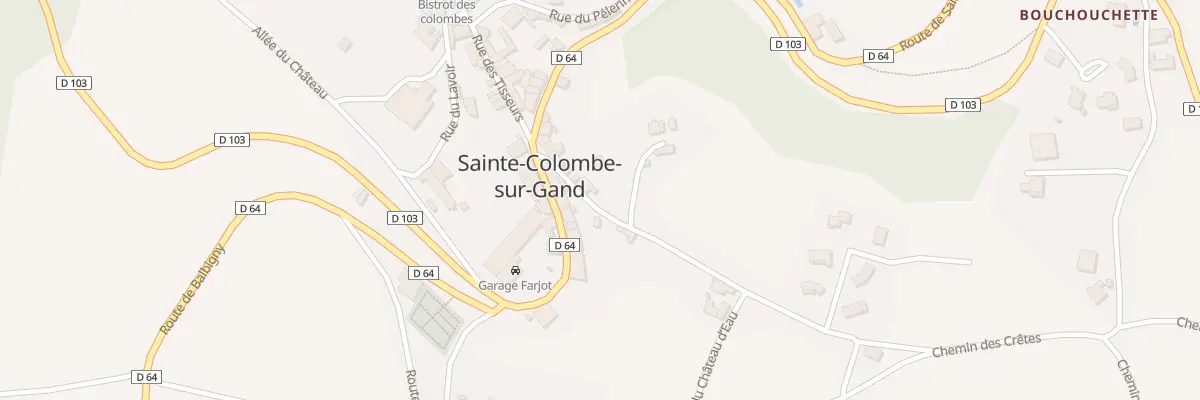 Plan du 51 Rue de la Croix à Sainte-Colombe-sur-Gand