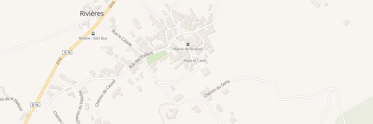 Plan du 2 Rue du Château Moderne à Rivières