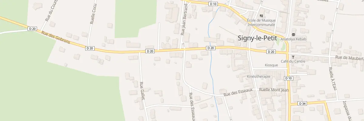 Plan du 11 Rue des Gobrons à Signy-le-Petit