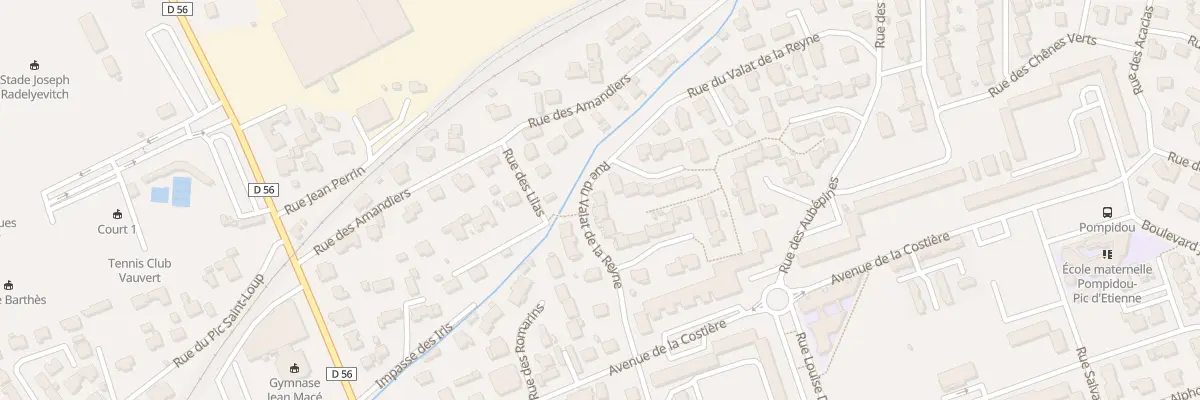 Plan du 10 Rue du Valat de la Reyne à Vauvert