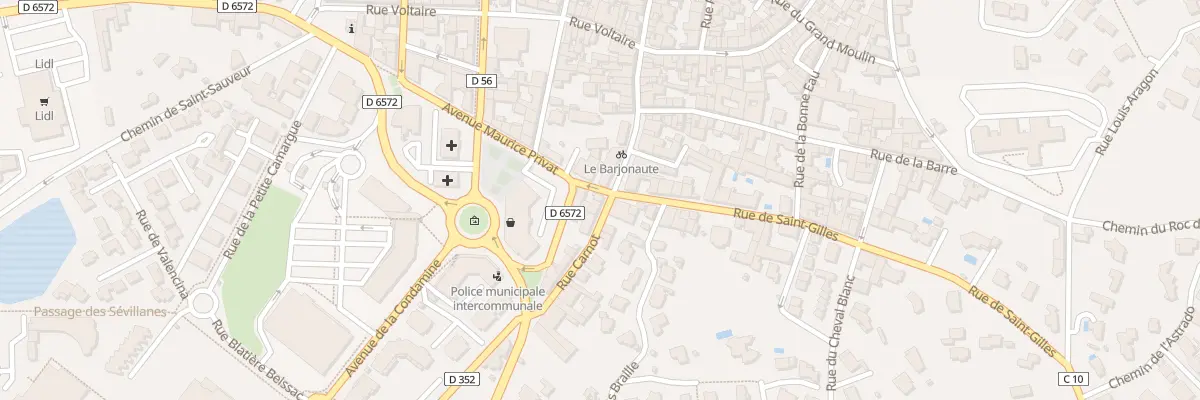 Plan du 316 Rue Carnot à Vauvert