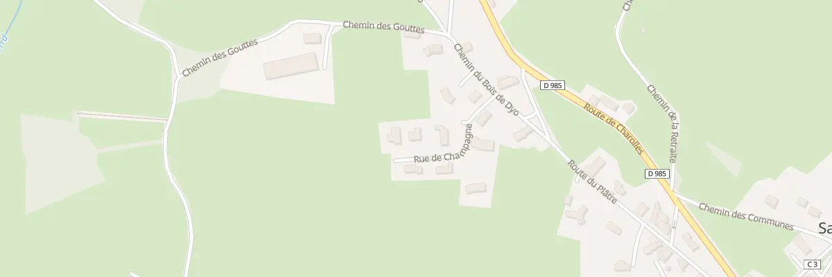 Plan du 5680 En Champagne à Saint-Symphorien-des-Bois