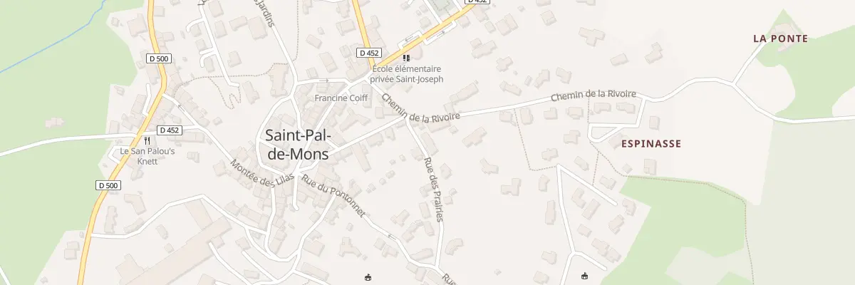 Plan du 1 Rue des Prairies à Saint-Pal-de-Mons