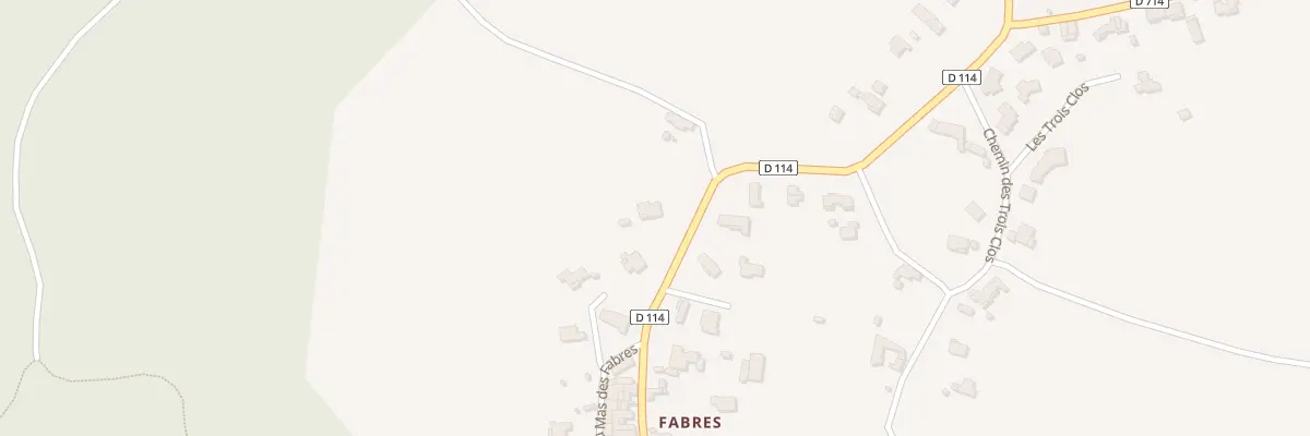 Plan du 292 Rte de Collorgues à Baron