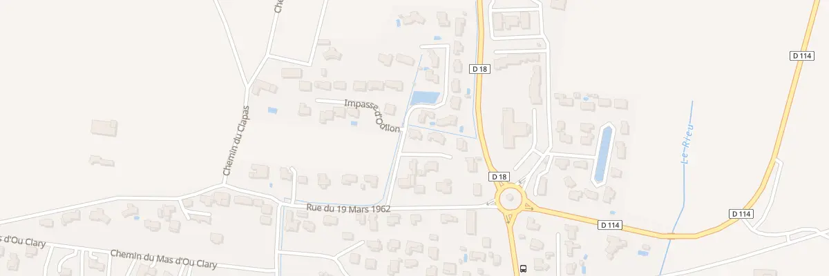 Plan du 87 Rue Saint-Exupéry à Saint-Chaptes