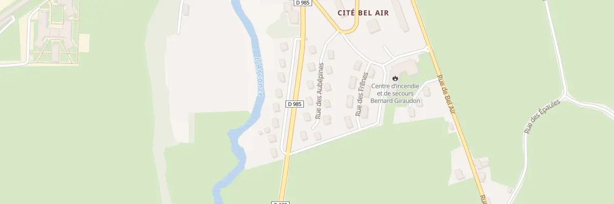 Plan du 8 Rue des Aubépines à Charolles