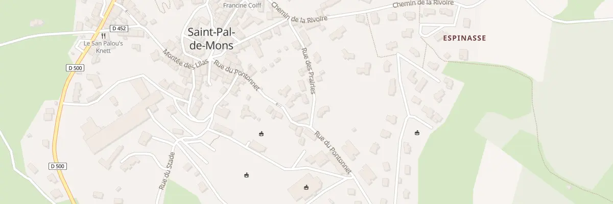 Plan du 14 Rue des Prairies à Saint-Pal-de-Mons
